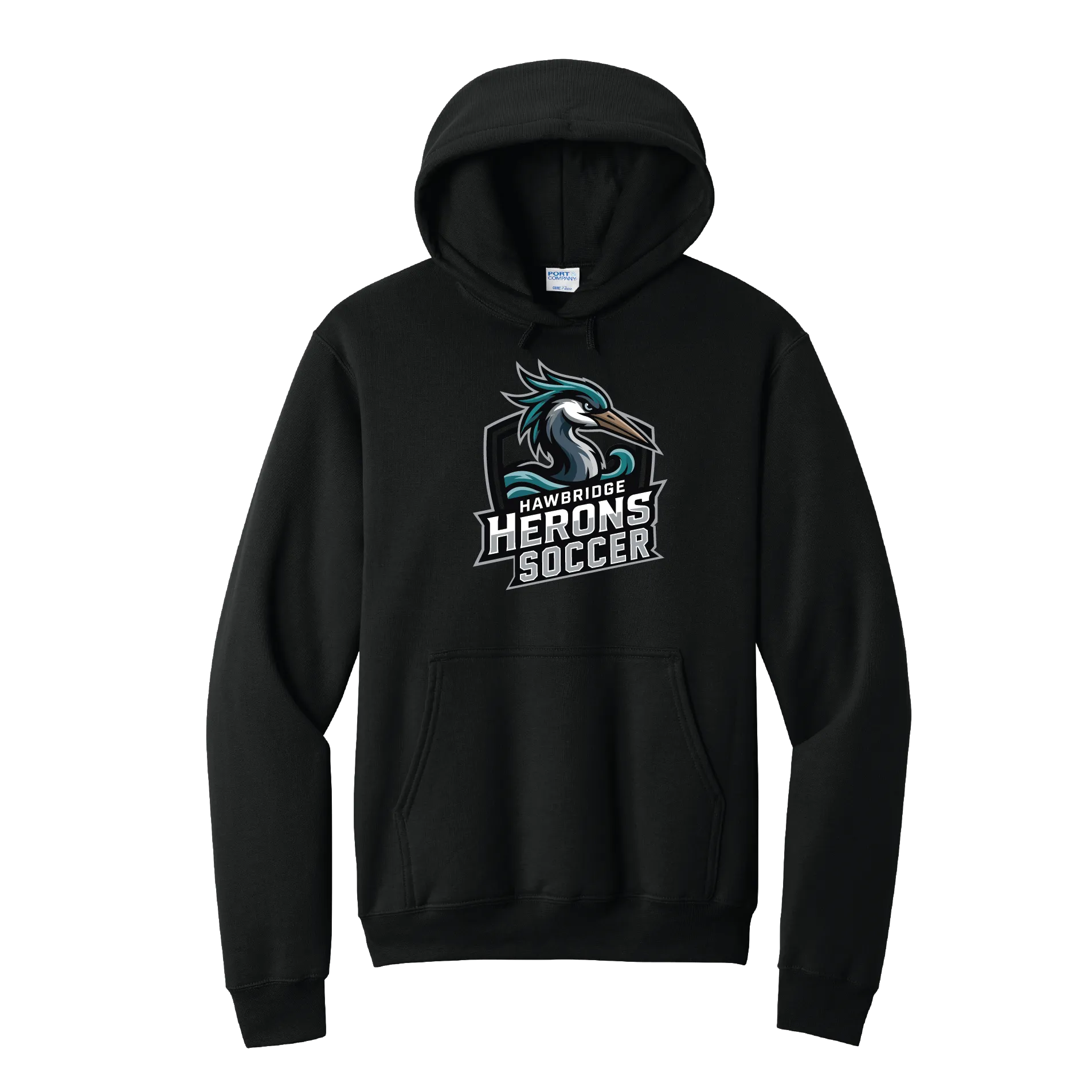 Herons Soccer Badge Hoodie