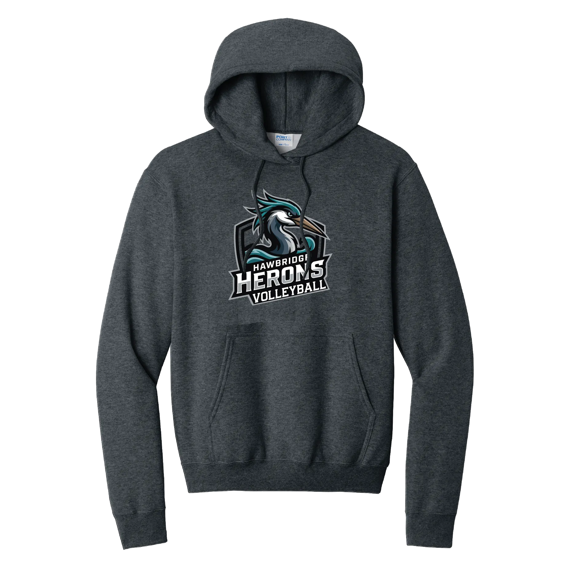 Herons Volleyball Badge Hoodie
