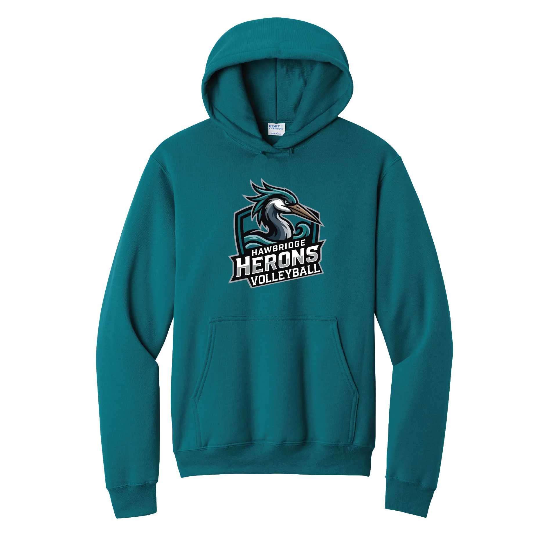 Herons Volleyball Badge Hoodie