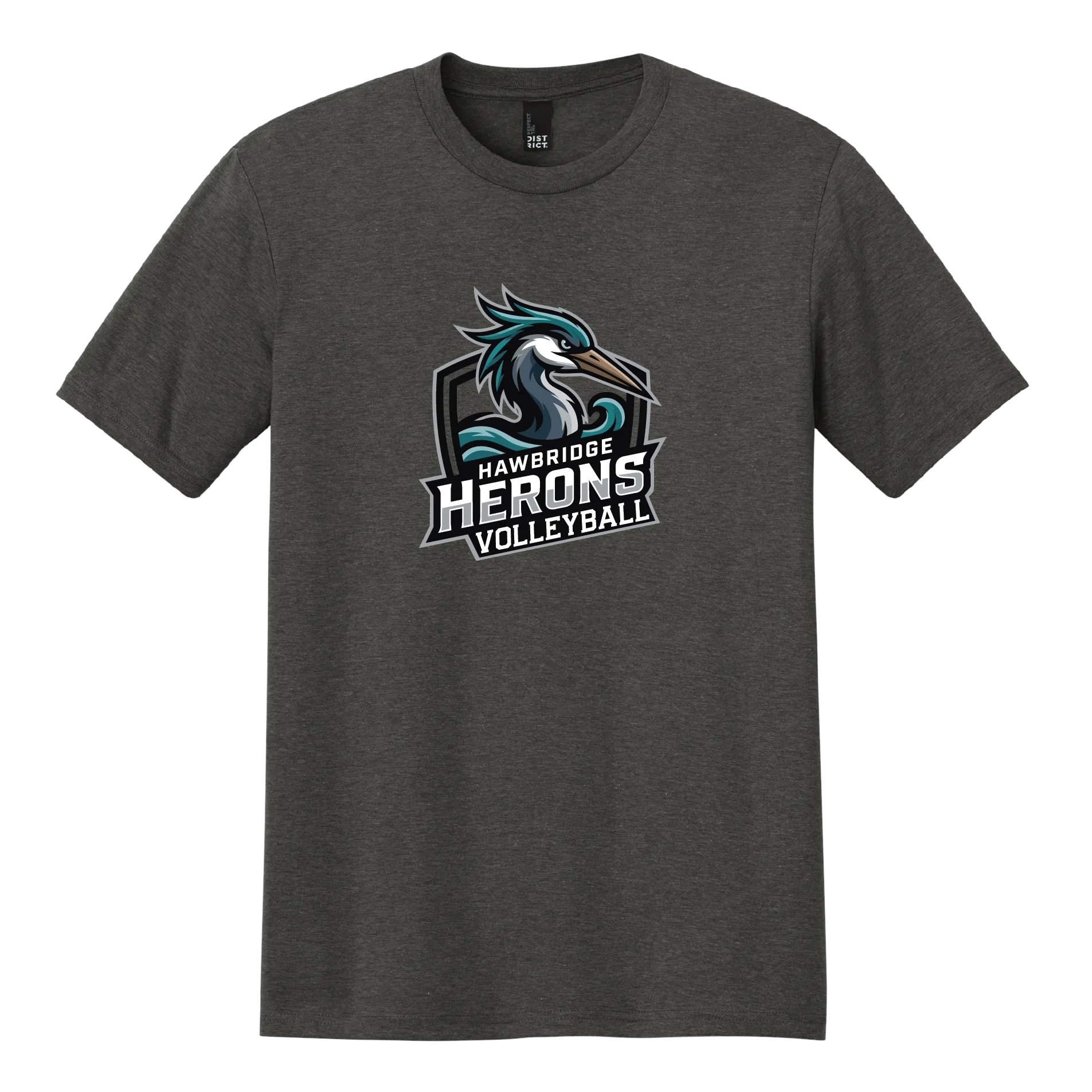Herons Volleyball Badge Tee