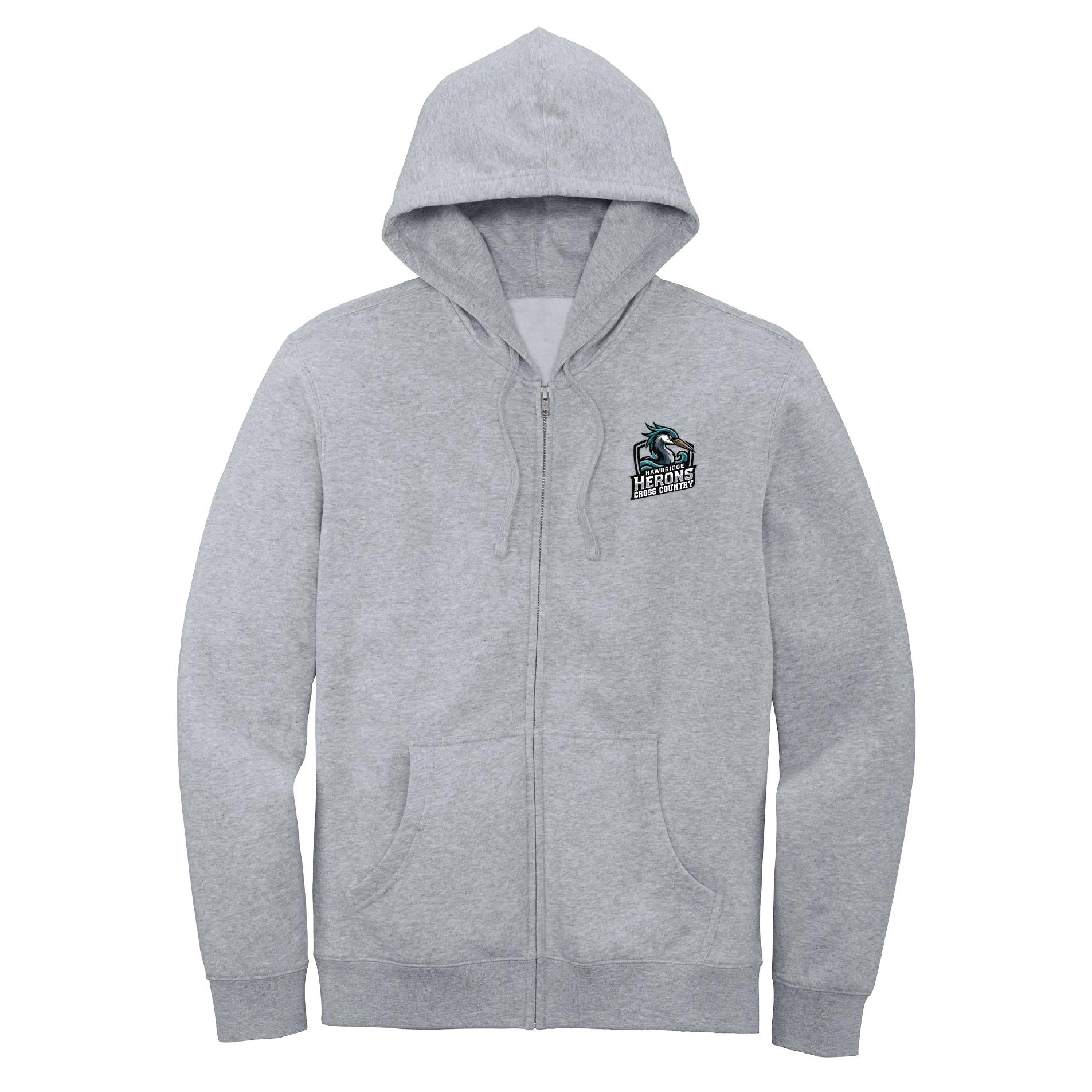 Herons Cross Country Badge Full-Zip Hoodie