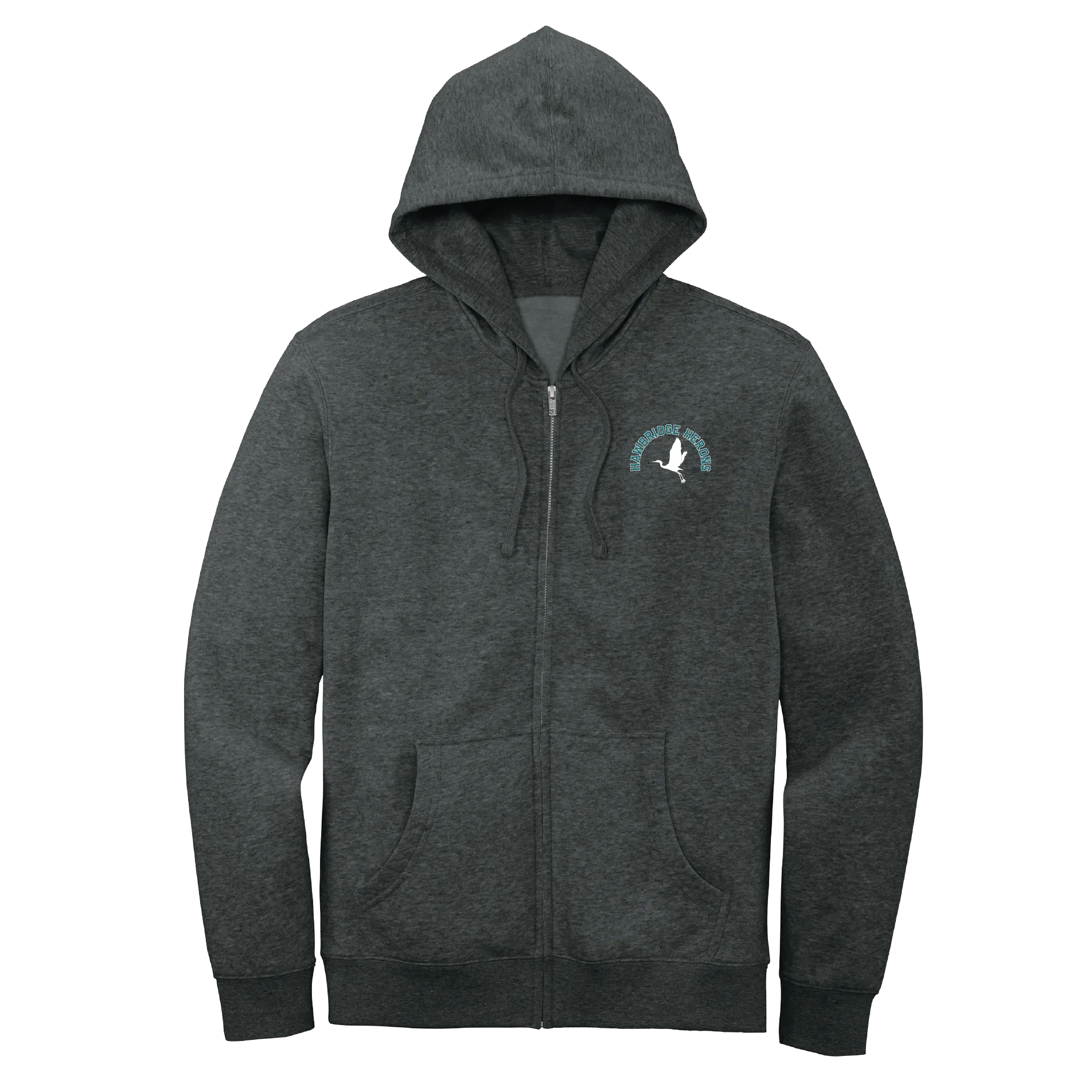 Hawbridge Arch Teal Full-Zip Hoodie