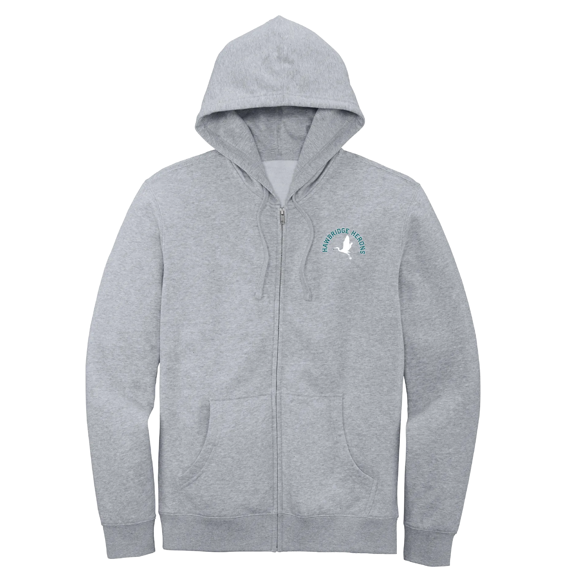 Hawbridge Arch Teal Full-Zip Hoodie