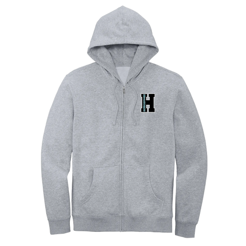 Hawbridge H Black Full-Zip Hoodie
