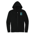 Hawbridge H Teal Full-Zip Hoodie