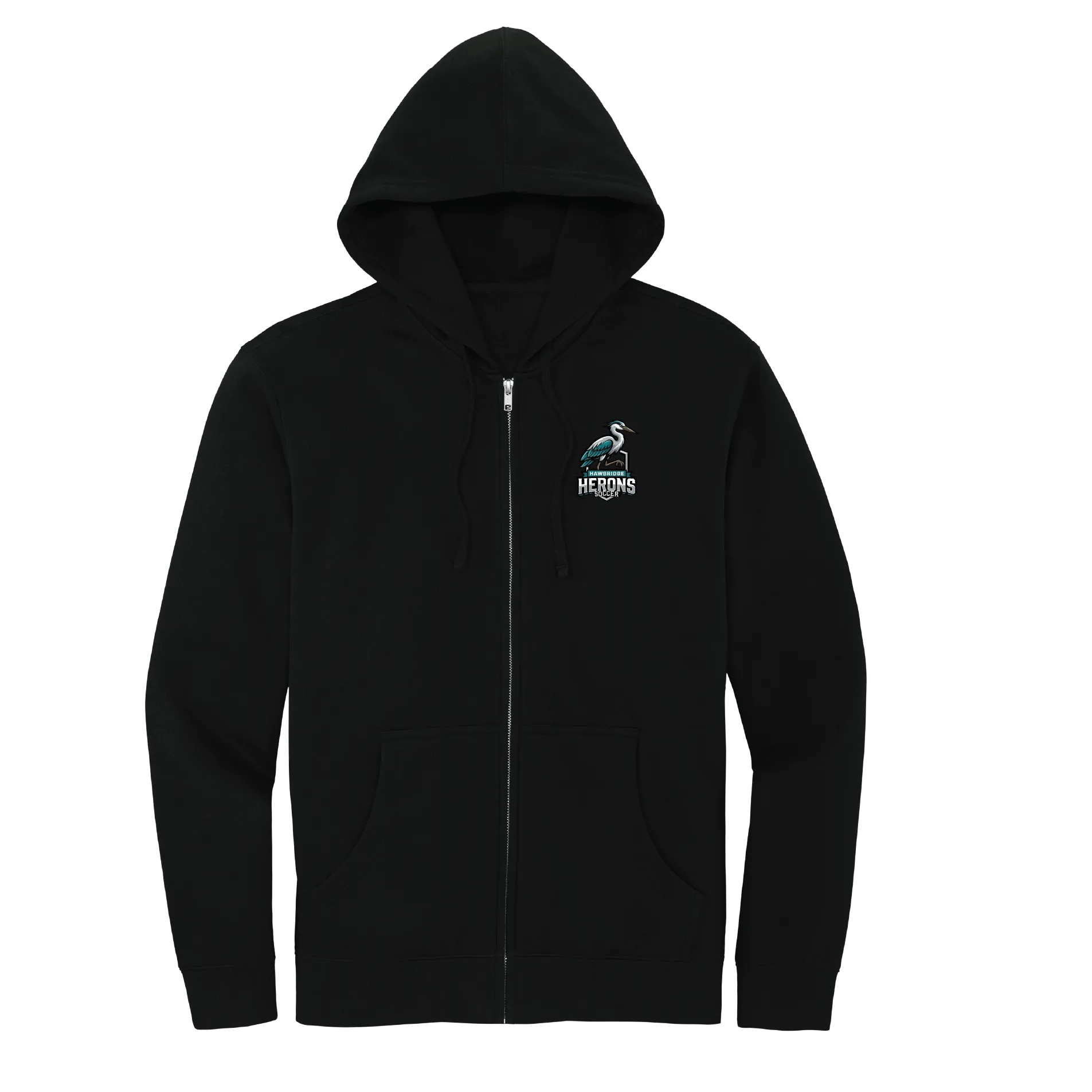 Standing Heron Soccer Full-Zip Hoodie
