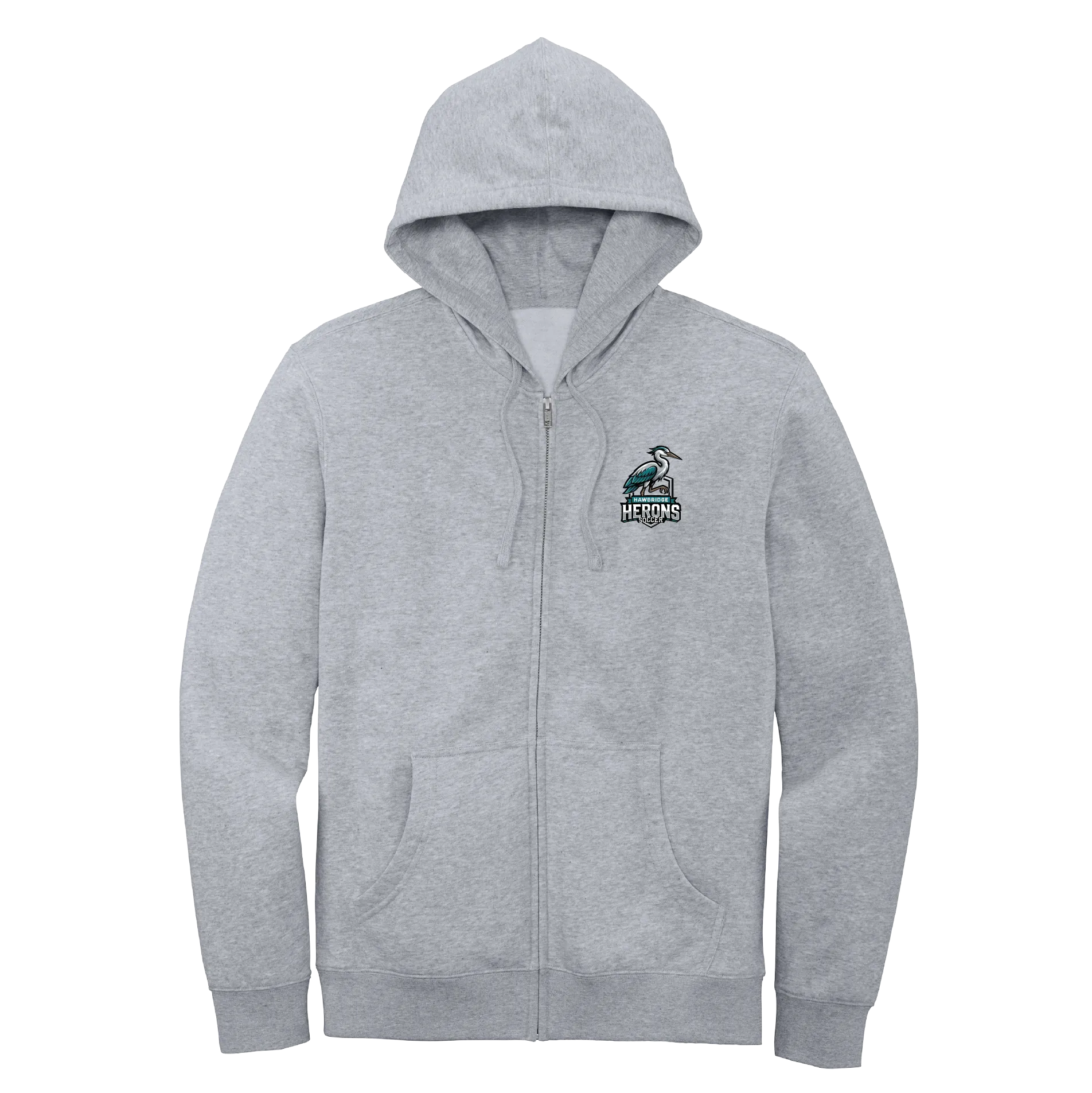 Standing Heron Soccer Full-Zip Hoodie