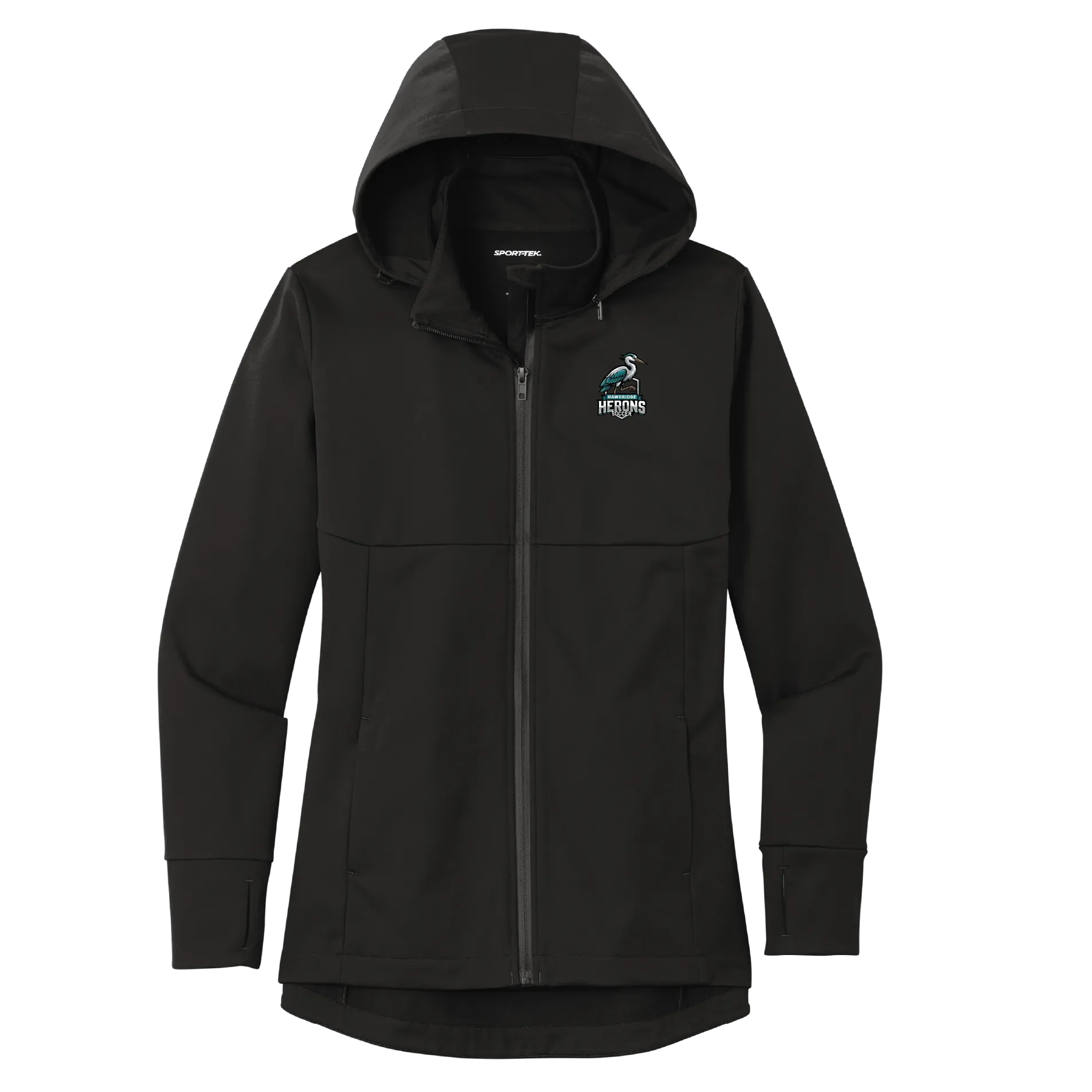 Standing Heron Soccer Softshell Jacket – Ladies