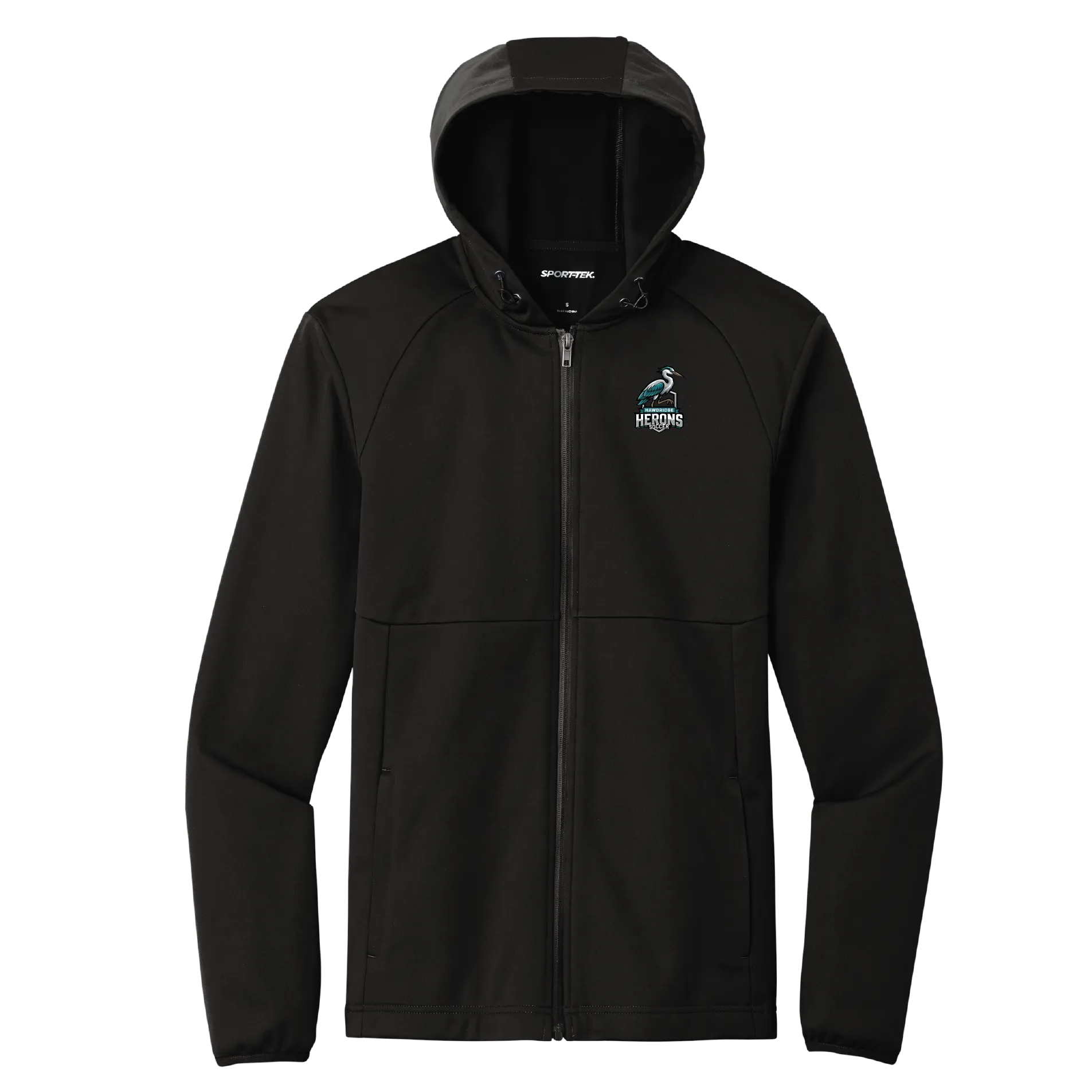 Standing Heron Soccer Softshell Jacket – Men’s