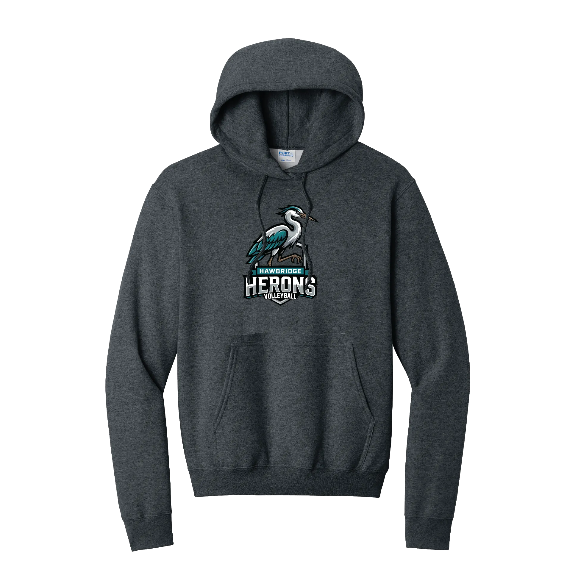 Standing Heron Volleyball Hoodie