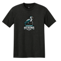 Standing Heron Volleyball Tee