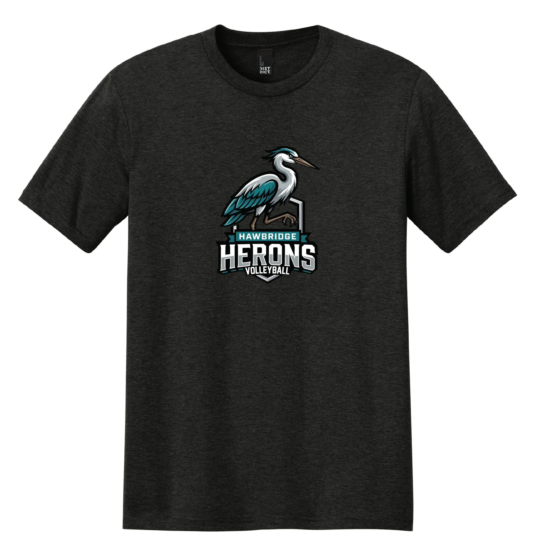 Standing Heron Volleyball Tee