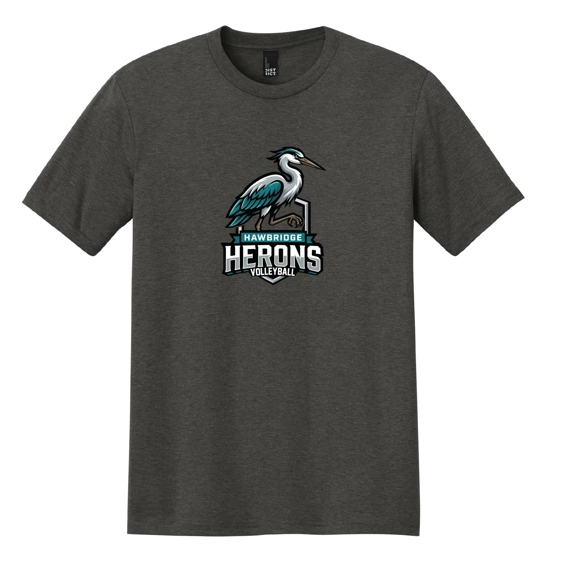 Standing Heron Volleyball Tee