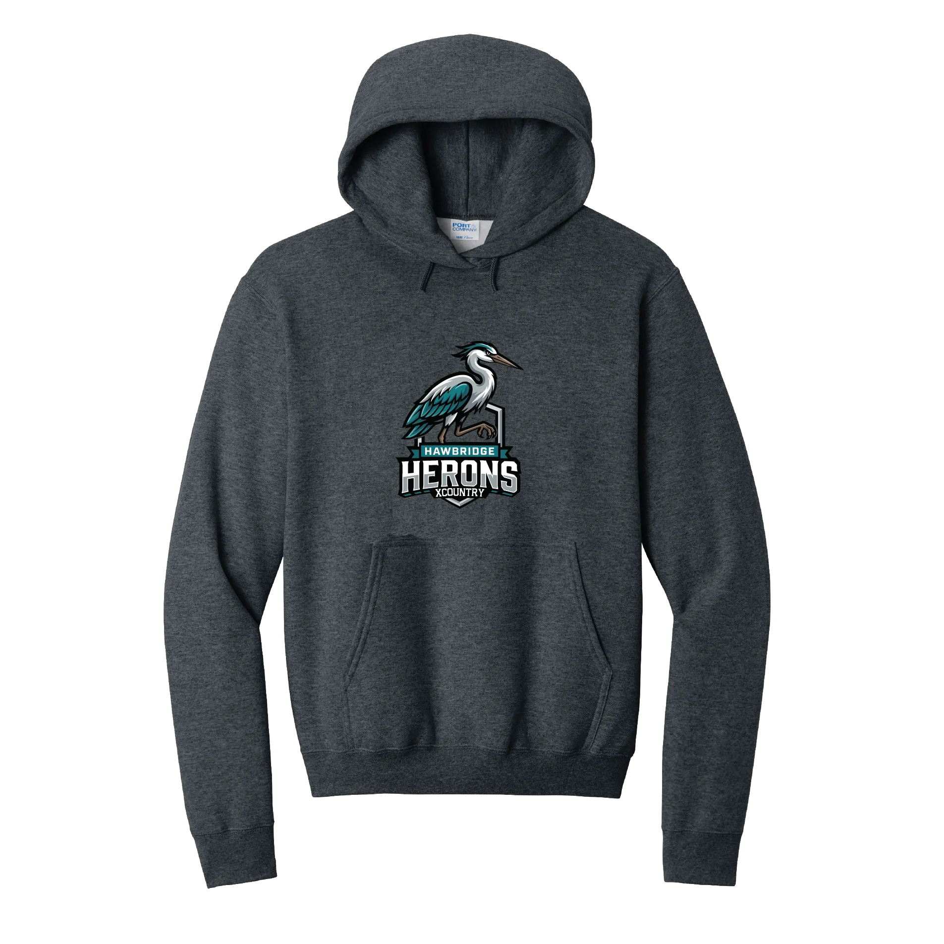 Standing Heron Cross Country Hoodie