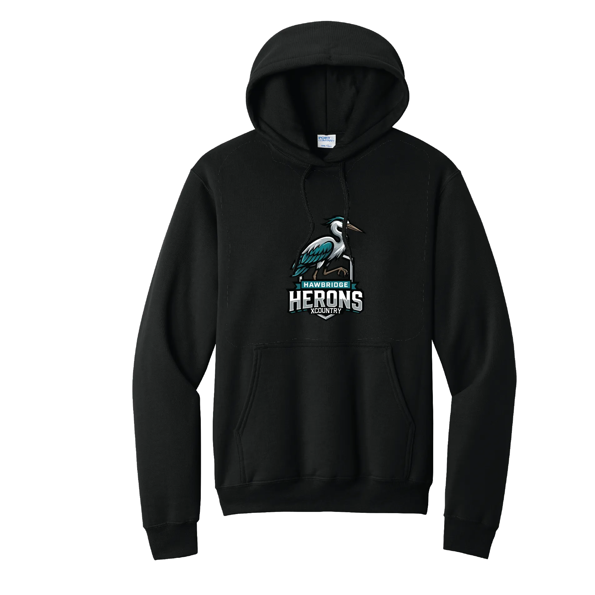 Standing Heron Cross Country Hoodie