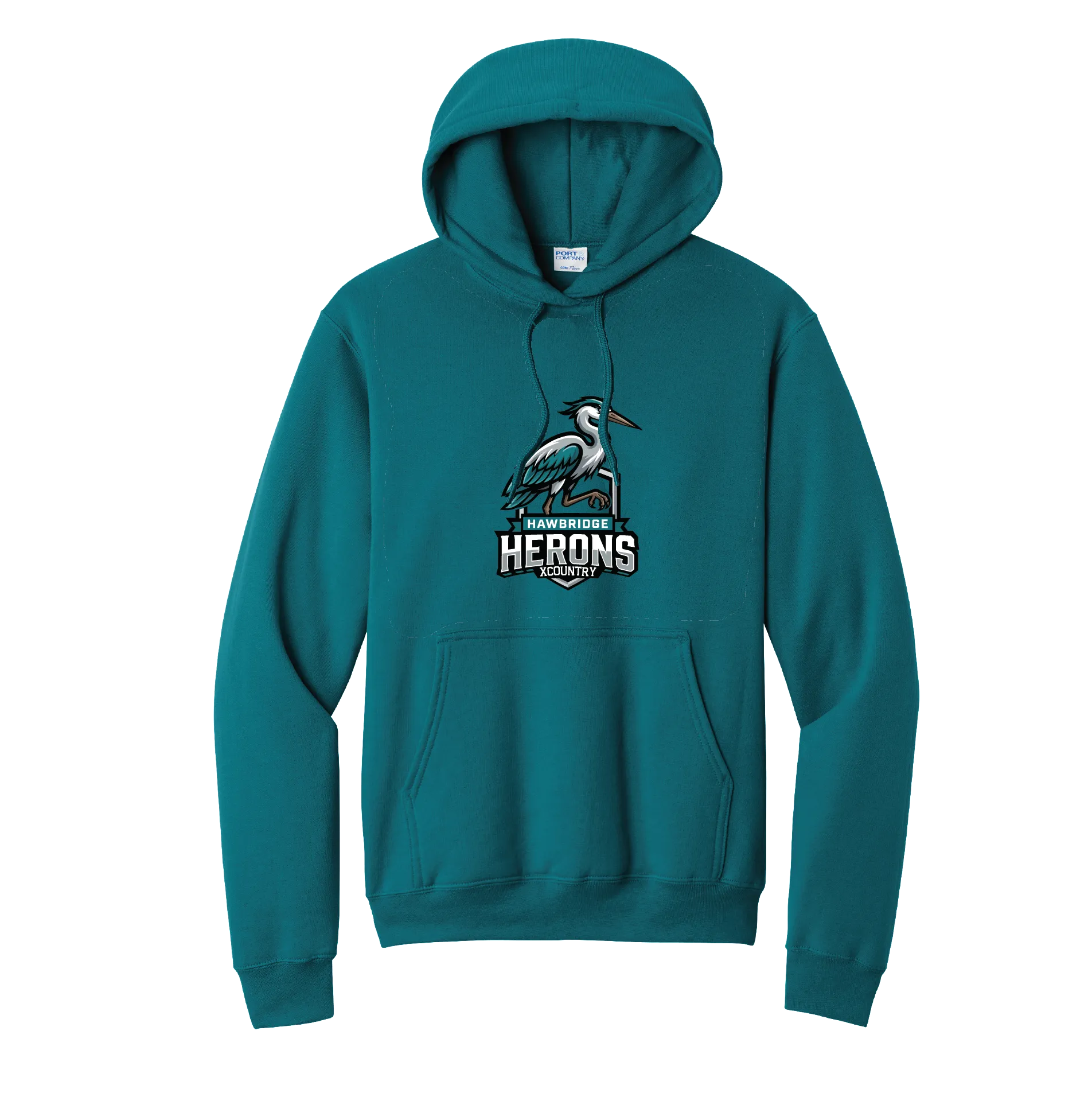 Standing Heron Cross Country Hoodie