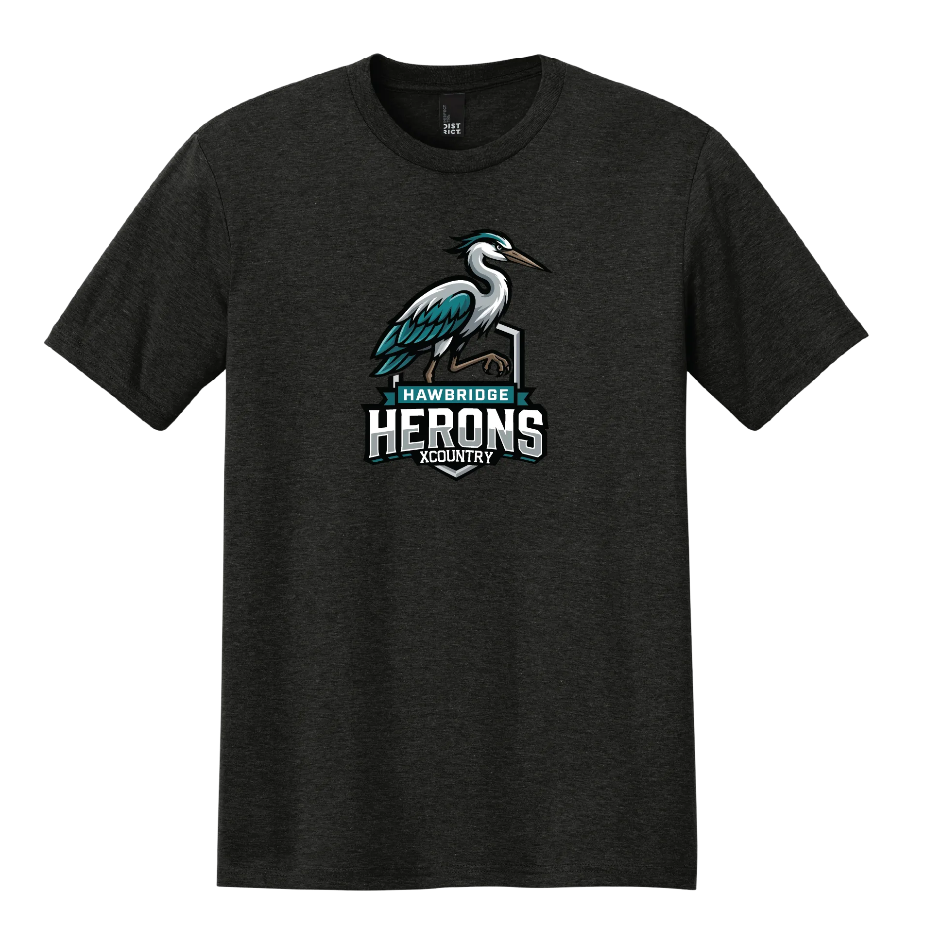 Standing Heron Cross Country Tee