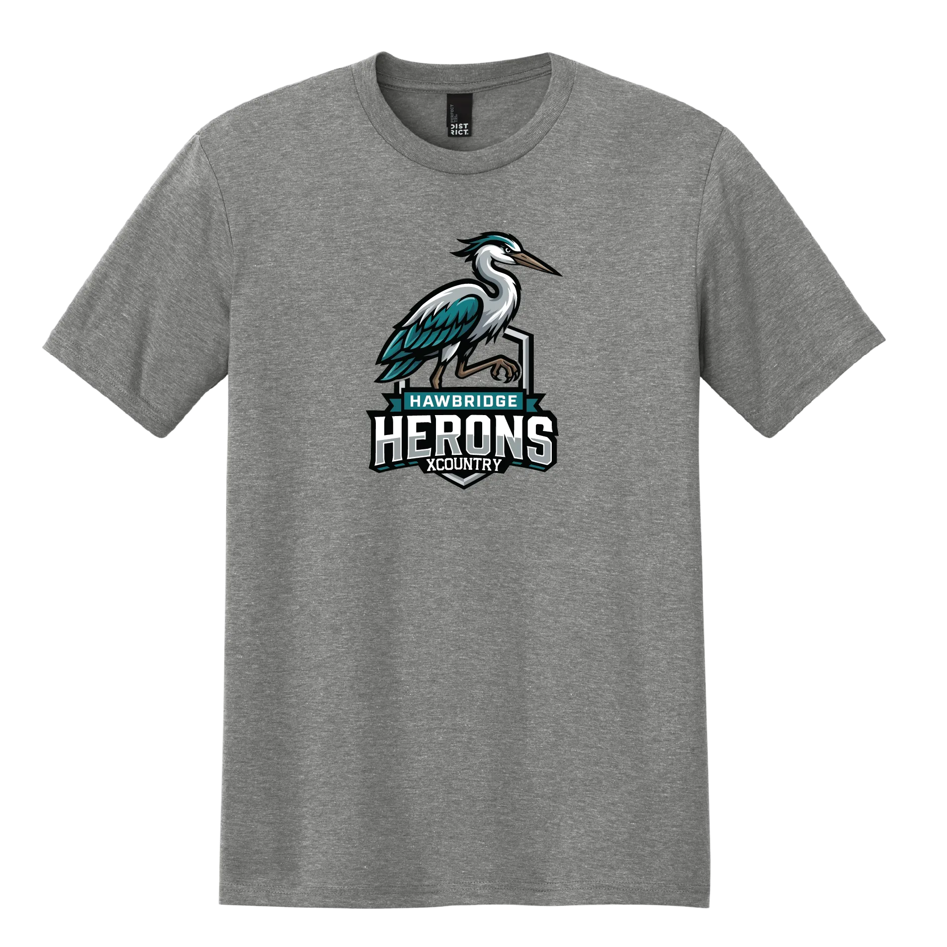 Standing Heron Cross Country Tee